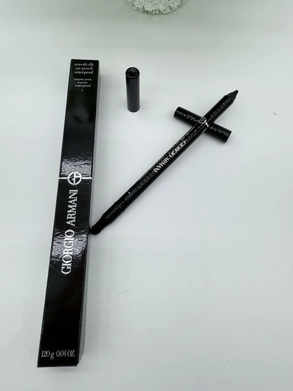 Giorgio Armani Smooth Silk Eye Pencil Waterproof with Smudger #1 1.2g / .04oz